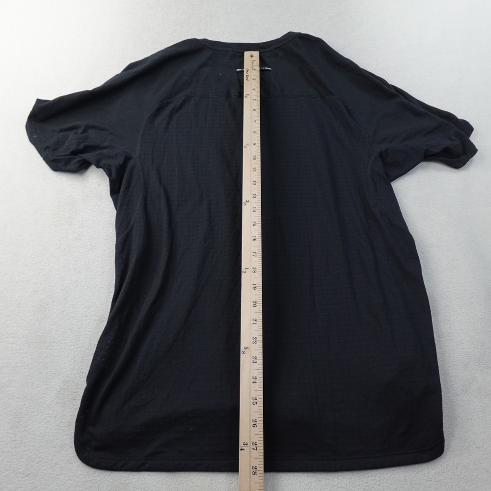 Nike Trail Solar Chase Shirt Mens Large Black Dri-FIT ADV Running HJ3580 - Picture 10 of 11